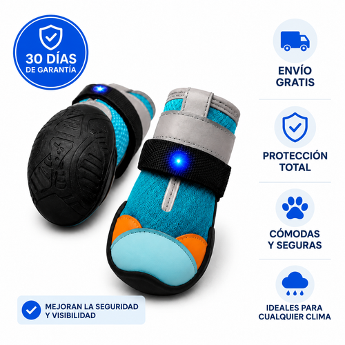 Zapatos LED Para Perros