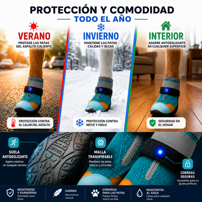 Zapatos LED Para Perros